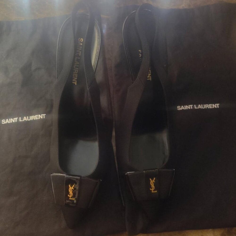 Saint Laurent Classic Ladies Slingbacks
